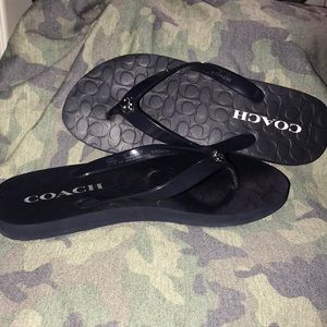 Coach flip flop sandals